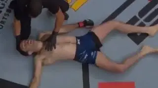 Ryan Hall gets knocked out by Ilia Topuria🤦🏻‍♂️