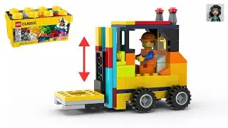FORKLIFT Lego classic 10696 ideas How to build