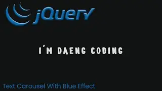 Text Carousel With Blur Effect Using Jquery