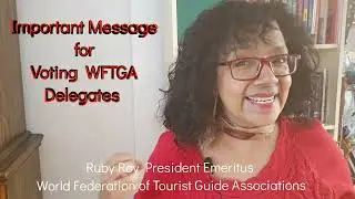 WFTGA Delegatea Message Convention Japan 2026 Ruby Roy President Emeratius
