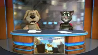 Talking Tom & Ben rap battle