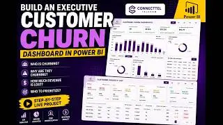 Build an Executive Customer Churn Dashboard in Power BI | End-to-End Project