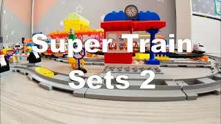 Wow! Super Train Sets 2 & Lego Duplo #train #trainset  #legoduplo #play #kids #playwithtrain