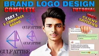 E Commerce 👕👖 Brand Logo Design For Client Full Process In Adobe Illustrator | 100% Client Satisfied