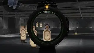 Warface submachine gun SMG basic SMG scope test at the shooting range