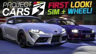 PROJECT CARS 3 - FIRST LOOK! Wheel + Sim-Settings | Toyota Supra GR | Project CARS 3 German Gameplay