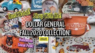 NEW DOLLAR GENERAL FALL 2020 COLLECTION & HALLOWEEN SNEAK PEEK! SHOP WITH ME! MUST WATCH!!