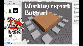 How to make a Working Report Button(Gui) Part 1? | Roblox Studio !