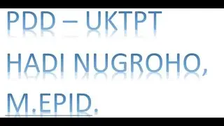 PDD UKTPT HADI NUGROHO, STIKES IMC BINTARO