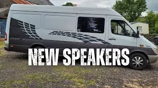 Adding extra speakers to a Mercedes Sprinter Campervan stereo | Vanlife