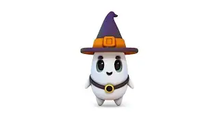 Ghost with Hat