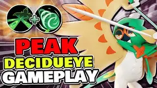 This is what PEAK DECIDUEYE GAMEPLAY looks like! | Pokémon UNITE