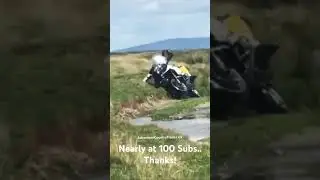 R1150GS pinning the right leg.. 
