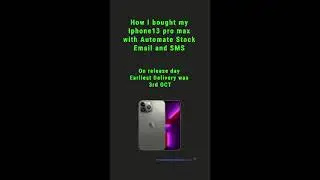 Finally Bought iPhone 13 Pro Max (Automated Script)