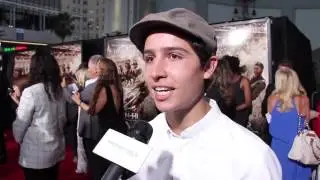 Lorenzo James Henrie (Fear the Walking Dead) at Ben-Hur premiere