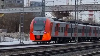 Зимнее движение на ЛЕ - 