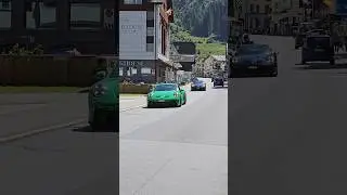 Porsches in Andermatt #short #shorts #youtubeshorts