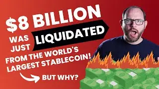 $8 BILLION was just LIQUIDATED from the world's largest Stablecoin! But why? Huge Fear?