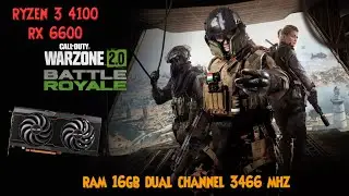 RYZEN 3 4100 + RX 6600 CALL OF DUTY WARZONE 2 0 COD WARZONE 2