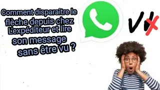 Comment disparaitre le deuxième flèche et lire message sans être vu sur whatsApp 2023.