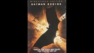 Opening To Batman Begins 2005 DVD