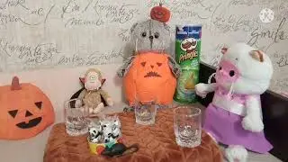 Басик отмечает хэллоуин 🎃🕸️