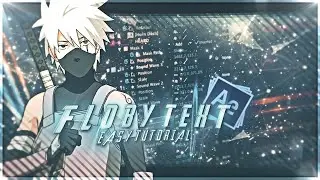 How To Make Flicker Text Like Floby In After Effects - AMV Edit Tutorial! @Flobyedit