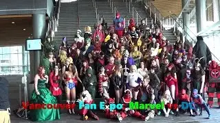 Vancouver Fan Expo 2015 Cosplay: Marvel vs DC Photoshoot