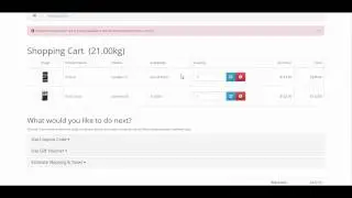 Availability Product in checkout/cart opencart