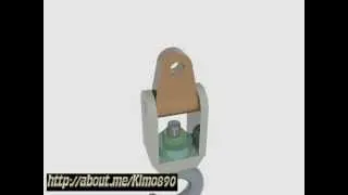 crane hook assembly animation