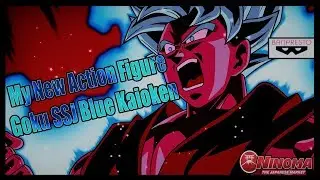 New Action Figure Goku SSJ Blue Kaioken