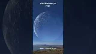penampakan wajah Bulan (katanya editan viral) persepsi masing2 aja 🙏 