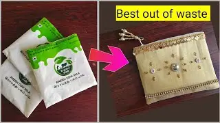 Best out of waste | milk cover crafts ideas | Best out of plastic waste