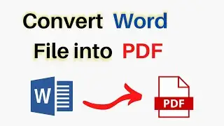 Word To PDF Converter | How to Convert Word to PDF Online Free