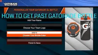 How To Get Past Gatorade Bottle Customization For NBA 2k22 Mycareer Offline (Simple Method)