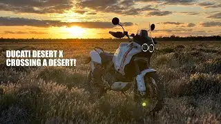 I Attempt To Cross a Desert on the Ducati DesertX! ALONE