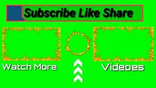 New Green Screen Animation graphic outro