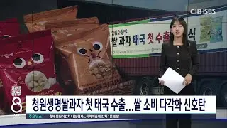 K-푸드 새싹 ‘청원생명쌀과자’ 첫 수출... 판로 확대 시동