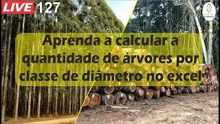#LIVE 127 - Quantidade de árvores por classe de circunferência (Passo a passo no excel)