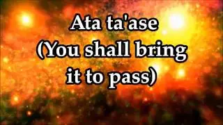 Keren Silver - Ata Ta’ase (You Shall Bring It to Pass) - Lyrics and Translation