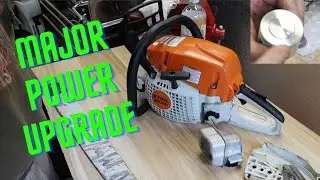 Stihl MS291 piston replacement = SURPRISE POWER GAIN!
