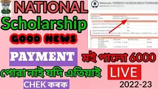 NSP scholarship payment recieved. আপোনাৰ কিমান টকা সোমাল এনেকৈ check কৰক। পোৱা নাই যদি চাওক কিয়?