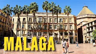 Malaga City Walk 4K 🇪🇸 Summer in Spain 2024