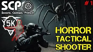 SCP 5K 0.14 | HORROR ACTICAL SHOOTER | AREA 12 CHAPTER 1 | SPIDER PIG