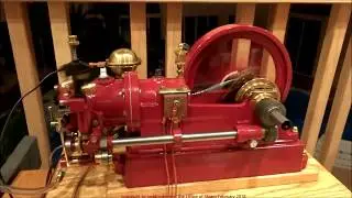 Reverse Rotation Bump Starting the Stuart 800 Side Shaft Gas Engine