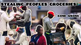 STEALING PEOPLES GROCERIES|*GONE WRONG* |@ciamthandarsa |YOU MUST WATCH THIS!|#publicreaction|