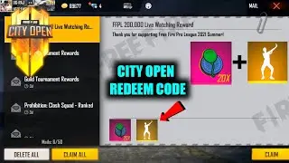 CITY OPEN REDEEM CODE || SHAKE IT UP EMOTE REDEEM CODE || FREE FIRE NEW EVENT || FF NEW REDEEM CODE