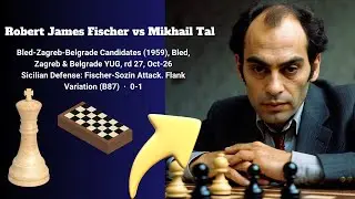 Robert James Fischer vs Mikhail Tal   Sicilian Defense Fischer Sozin Attack  Flank Variation
