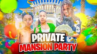 LIL RT PRIVATE MANSION POOL PARTY‼️ EXCLUSIVE Birthday Bash 🥳 |Angel Joi #lilrt #poolparty #birthday