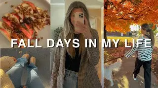 FALL DAYS IN MY LIFE | cosy autumn vlog, life updates, going to church & friends 🧸🍂